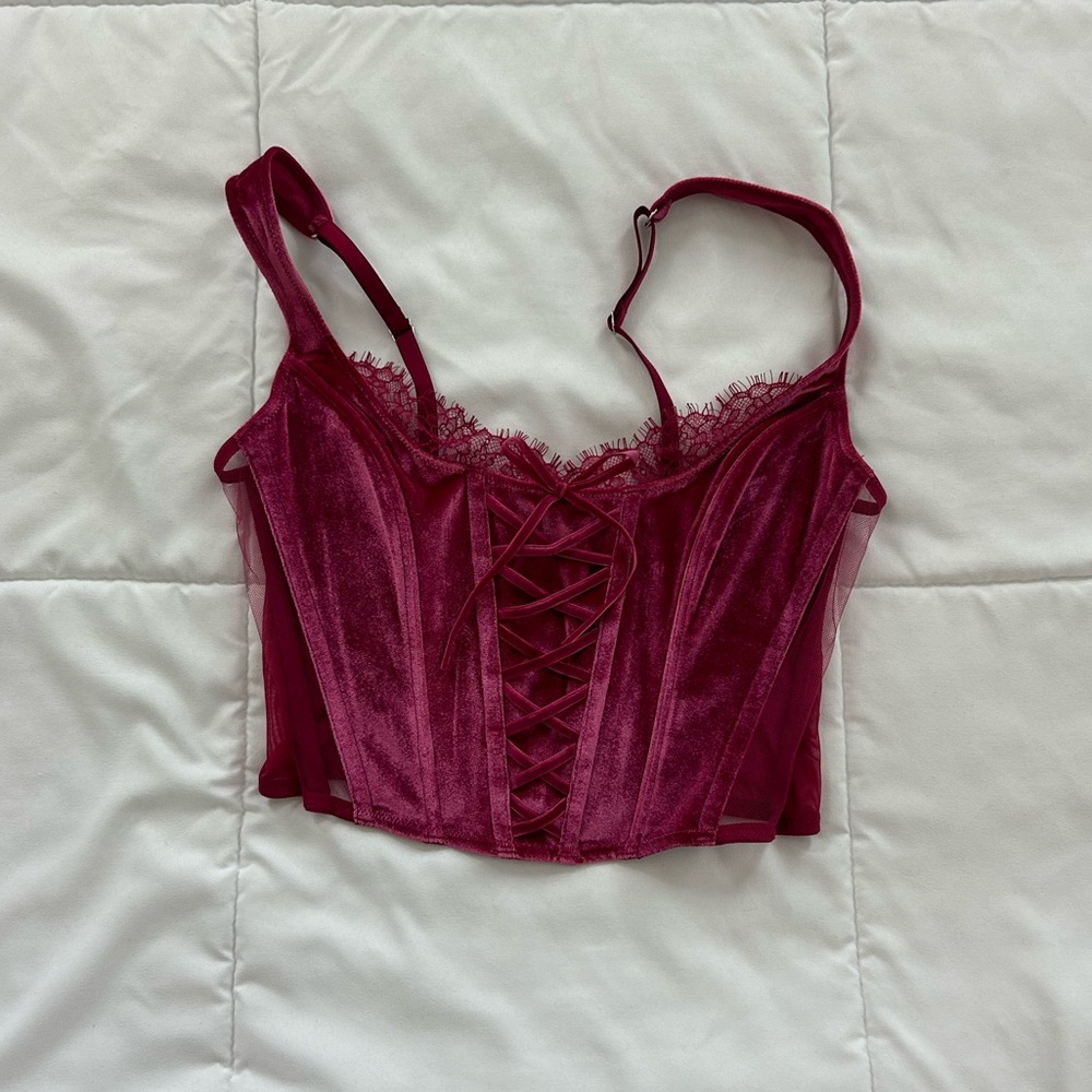 Victoria’s Secret corset crop top